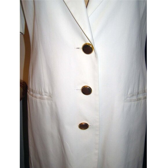 RARE Escada short sleeve cotton long blazer 6-8/36 - Picture 4 of 15